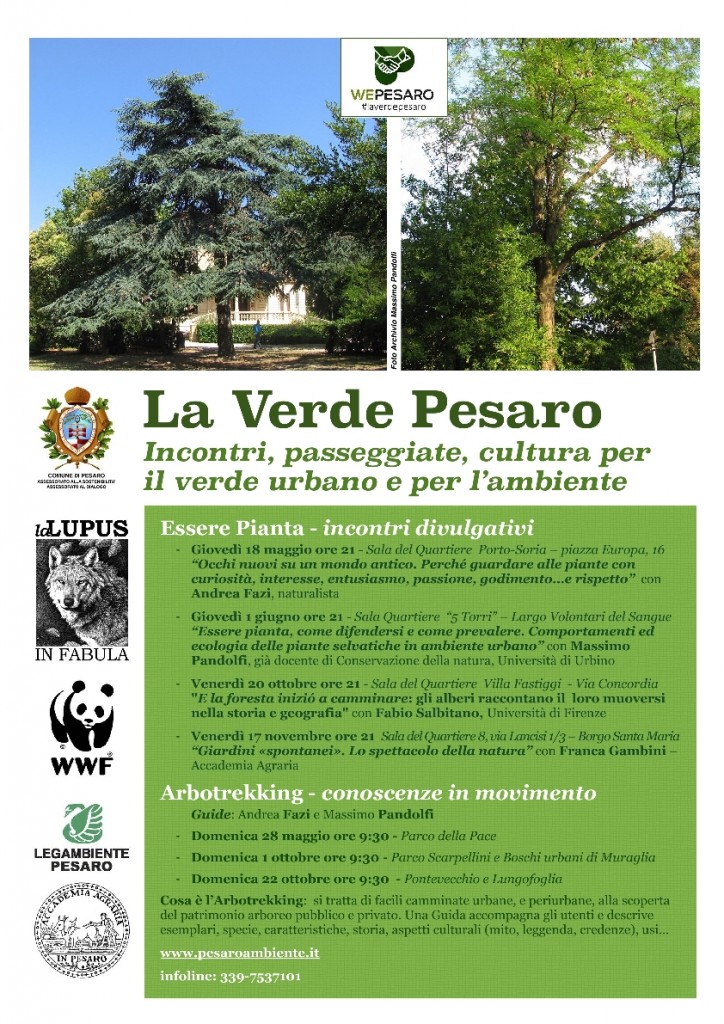 La Verde Pesaro : Incontri, passeggiate, cultura per l’ambiente